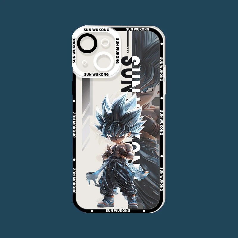 Ốp lưng iphone cạnh vuông Son Goku Ultra Instinct Dragon Ball 7 viên ngọc rồng 8plus/x/xs/11/12/pro/max/plus/promax