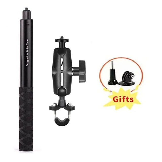 DJI Giá Đỡ Camera Hành Trình gopro hero 12 11 10 9 8 7 Gắn Tay Lái Xe Đạp Cho insta360 one x2 x3 panoramic Camera