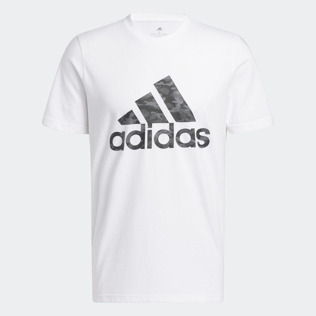 adidas Phong cách sống Áo Thun Ngắn Tay Rằn Ri Nam trắng HA7212