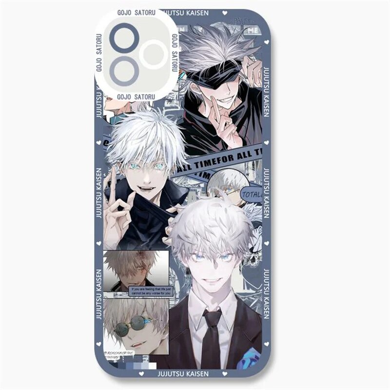Ốp lưng iphone cạnh vuông Nhân Vật Jujutsu Kaisen Satoru Gojo Mix 8plus/x/xs/11/12/pro/max/plus/promax