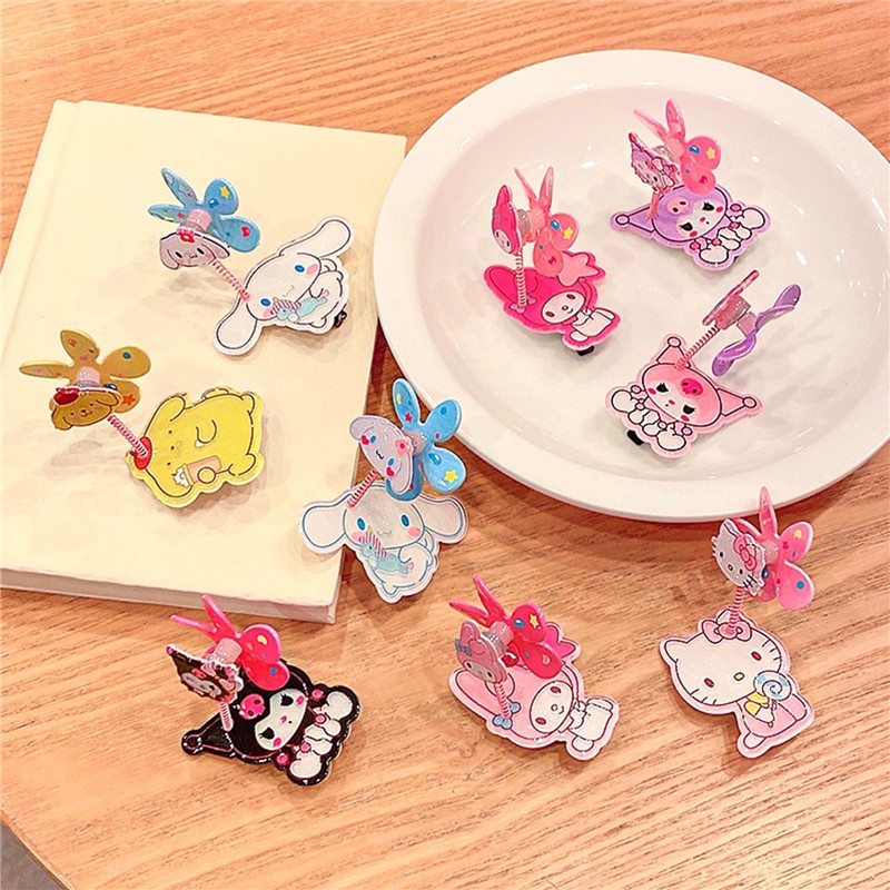 Dễ Thương Kẹp Tóc Hình Cối Xay Gió sanrio Đáng Yêu Cho Bé