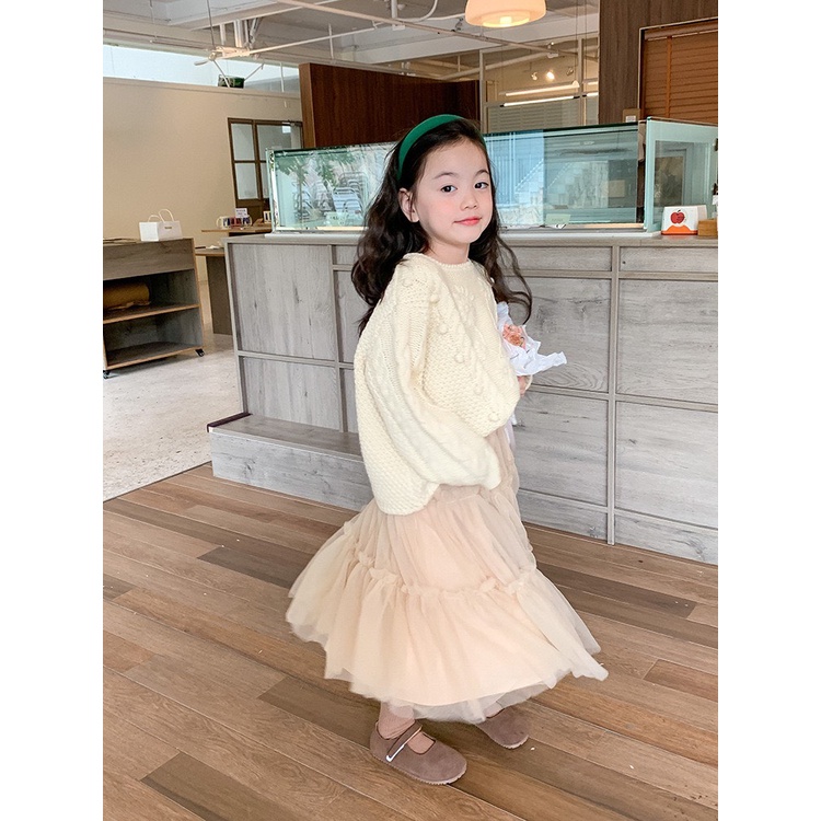 CHÂN VÁY VOAN DÀI CẠP CHUN NHẸ NHÀNG NỮ TÍNH CHO BÉ- HÀNG QCCC