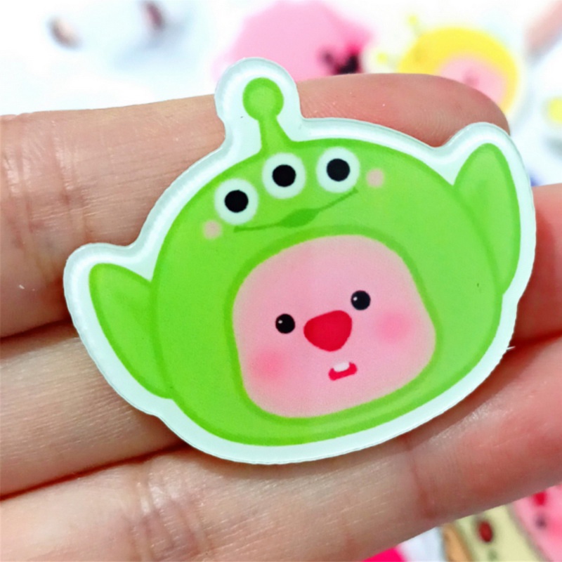 Huy Hiệu Cài Áo Hình Vòng Dây Hoạt Hình Dễ Thương
