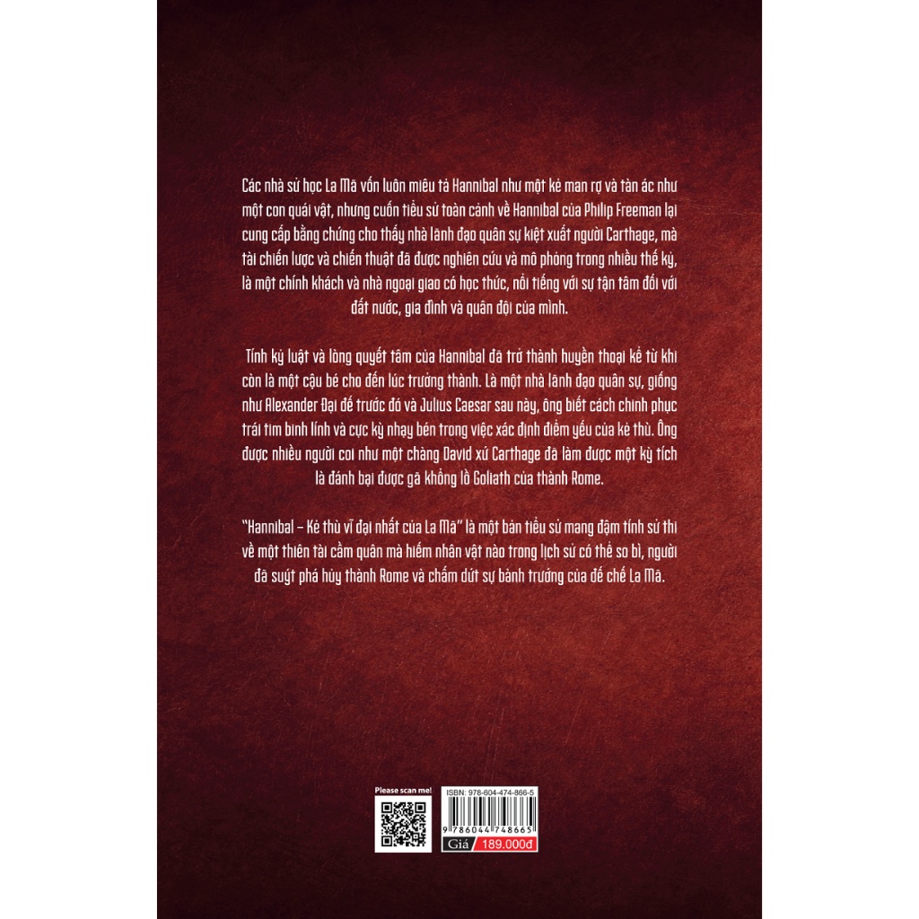 Sách Hannibal Kẻ Thù Vĩ Đại Nhất Của La Mã - Bách Việt - Bản Quyền