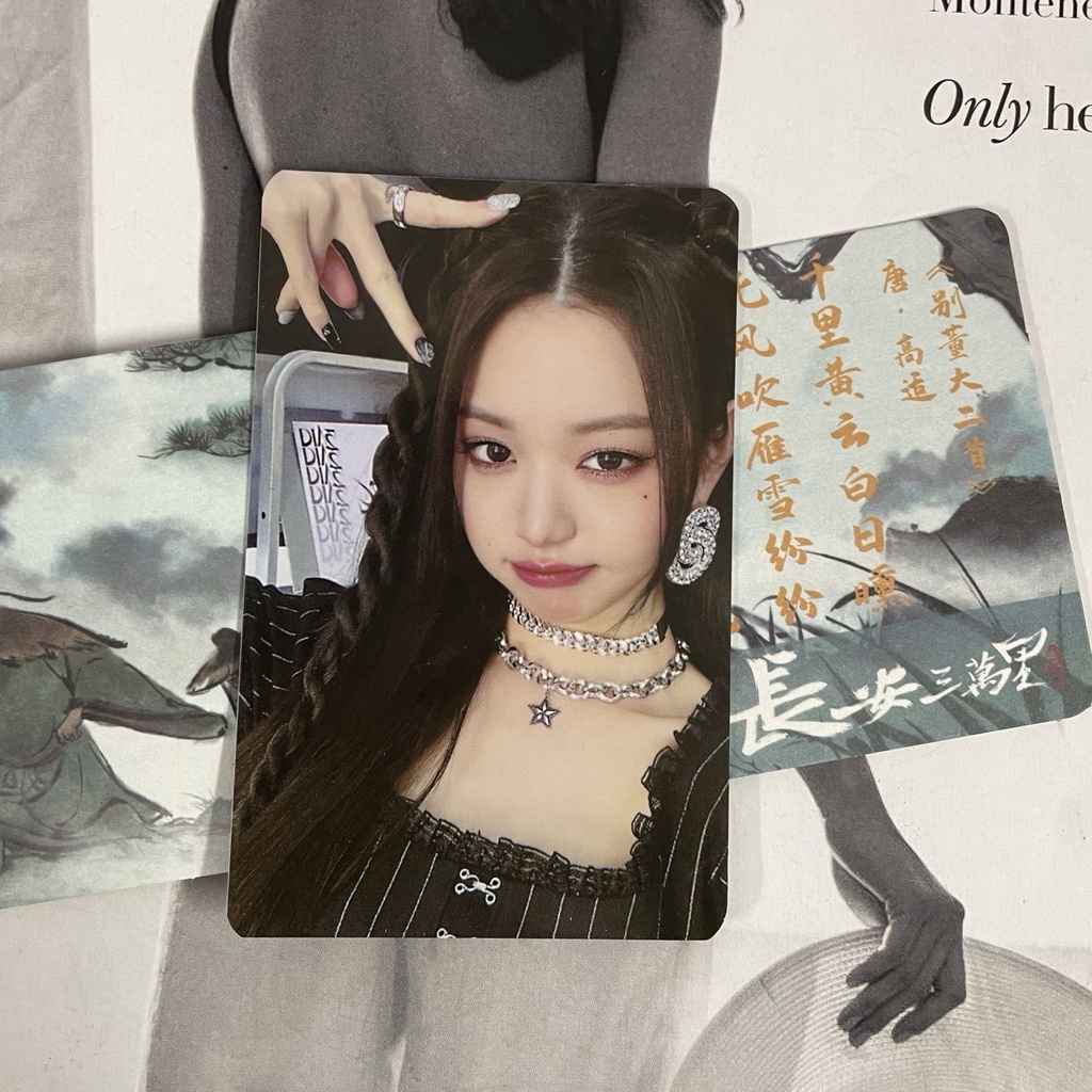 Thẻ Lomo Card Off Des Ive  Wonyoung Rei official Bài May Mắn Nhật Bản Ave fu wave specialist Yuhang yuanying Hàng Có Sẵn