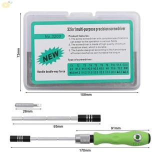 【VARSTR】Screwdriver Screwdriver Set Non-Slip Precision Screwdriver Bits Kit Durable