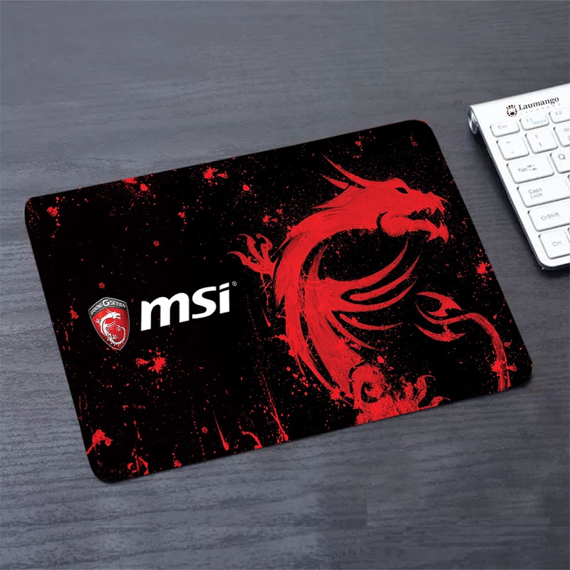 Game Thủ Bàn Máy Tính PC Game Thủ Tủ Mause Miếng Lót Cho Miếng Lót Chuột Nhỏ MSI Mousepad Công Ty An