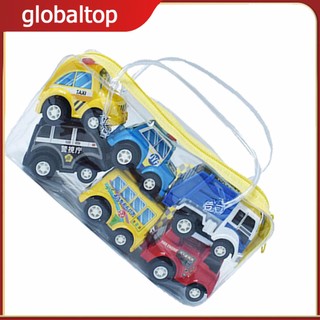 Set 1 / 2 / 3 6 xe hơi đồ chơi màu sắc ngẫu nhiên cho bé