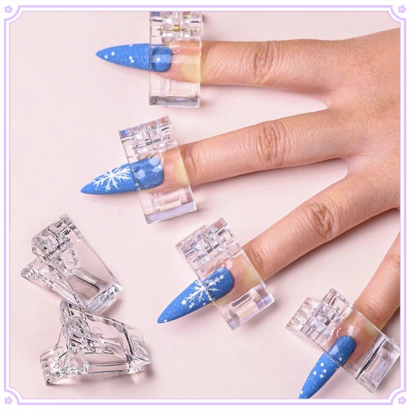 1 Kẹp Nhựa acrylic Dùng Nối Móng Tay Giả Chuyên Dụng