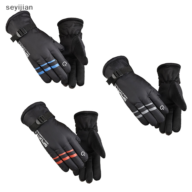 Găng Tay Giữ Ấm Mùa Đông Chống Thấm Nước Dùng Khi Đi Xe Máy Trượt Tuyết Cho Nam Nữ