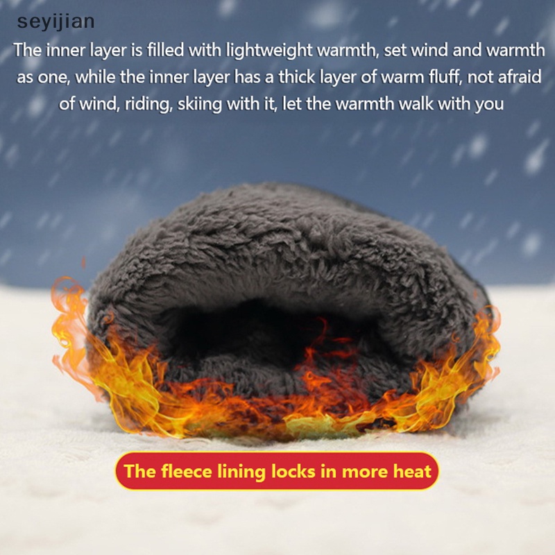 Găng Tay Giữ Ấm Mùa Đông Chống Thấm Nước Dùng Khi Đi Xe Máy Trượt Tuyết Cho Nam Nữ