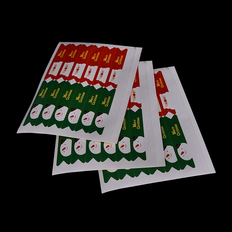 Bn Bộ 36 Miếng Dán Hình Ông Già Noel Trang Trí Giáng Sinh