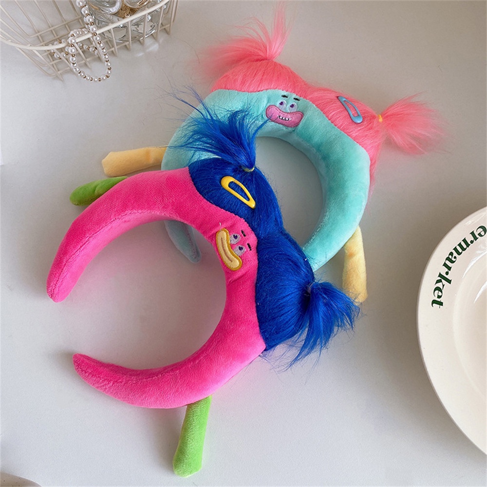 Ngọt Ngào, Dễ Thương, Hoạt Hình Ngộ Nghĩnh, Búp Bê Xấu Xí Sang Trọng Băng đô Bím Kỳ Cục/Vòng Cài Tóc Màu Kẹo đa Năng Sáng Tạo Dành Cho Nữ.