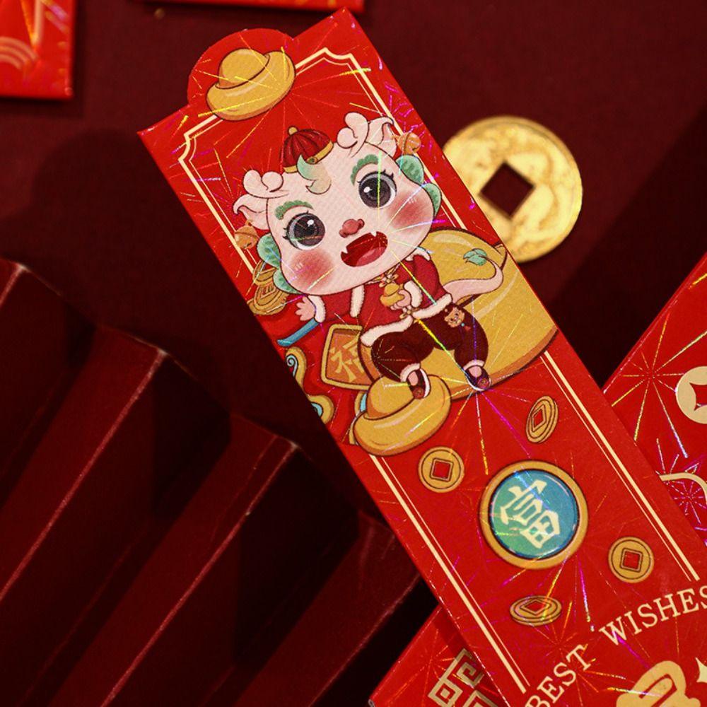 Lanfy Bao Lì Xì Năm Mới 2024 Màu Đỏ Hình Rồng Chúc Mừng Năm Mới