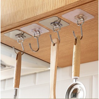 SET móc treo INox dán tường, siêu dính dùng cho gia đình văn phòng