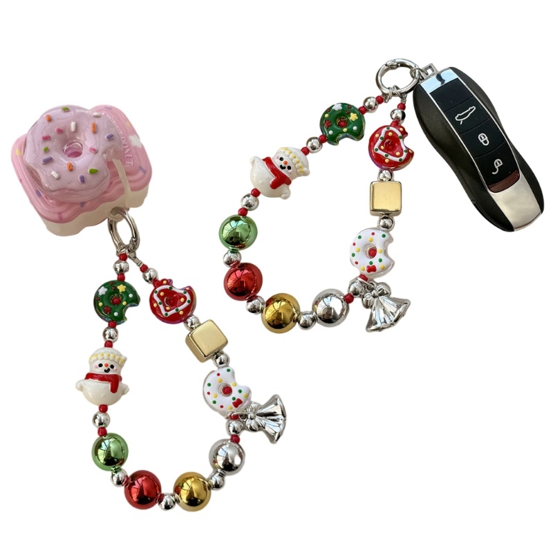 Hk Dây Đeo Cổ Tay Chống Thất Lạc Đính Hạt Nhiều Màu Sắc Dễ Thương Cho Điện Thoại