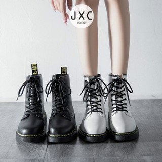 JINxCHOY  Giày bốt Martins đế dày phong cách phổ biến hợp thời trang  