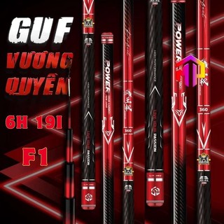 Cần Câu Tay GUF Vương Quyền 6H Đỏ F1, Tặng kèm ngọn phụ