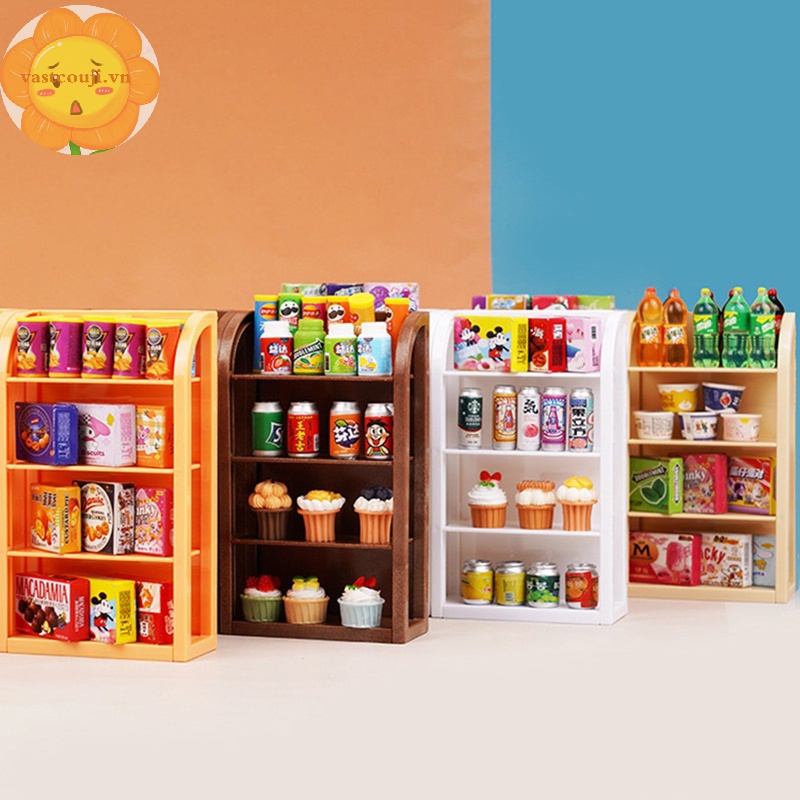 Vastji Kệ Trưng Bày Mô Hình Siêu Nhân Mini Tỉ Lệ 1: 12 Trang Trí Nhà Búp Bê vn