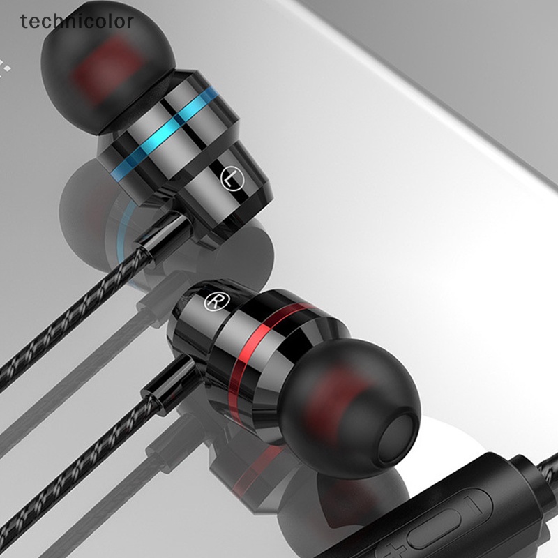 Hàng Đang Giảm Giá Tai Nghe Thể Thao Nhét Tai Có Dây 3.5mm Giảm Tiếng Ồn Kèm Mic