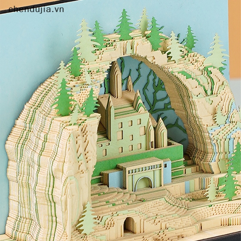 Bộ Lịch Để Bàn 2024 Ghi Chú diy 3d Độc Đáo