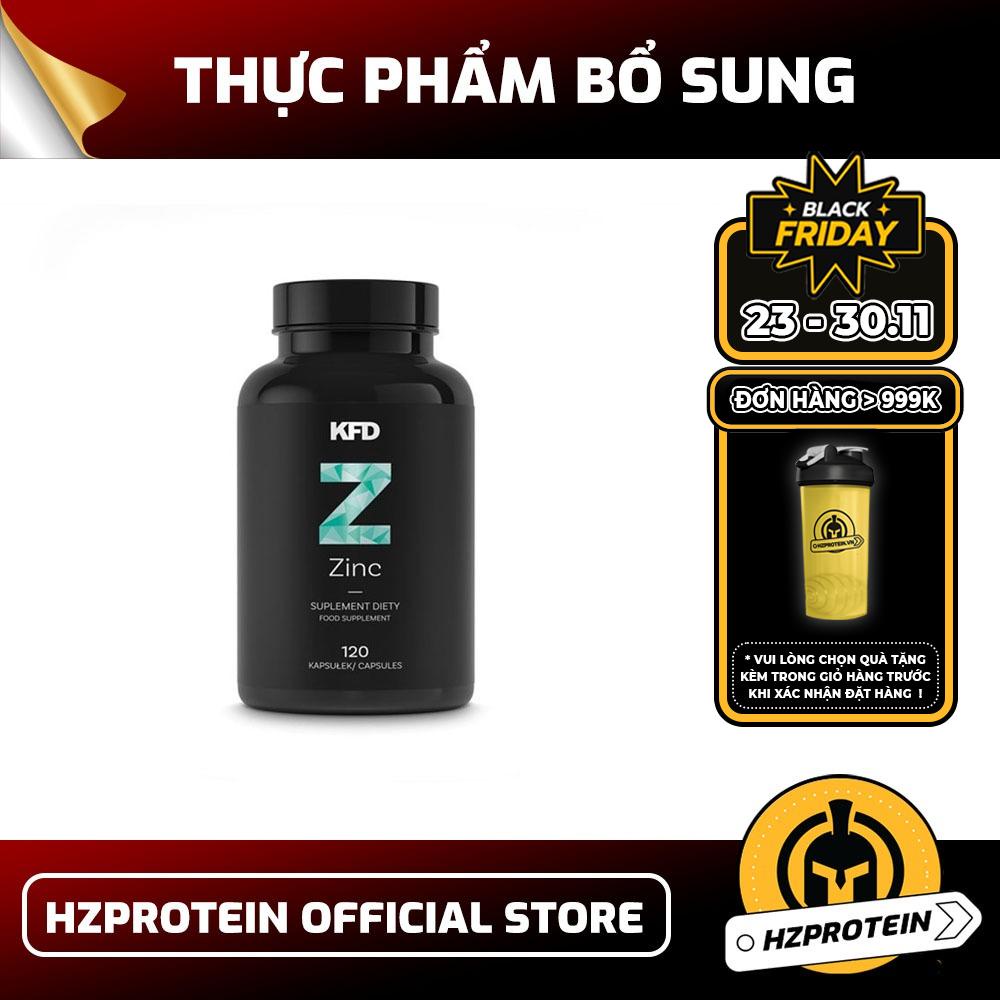 KFD ZINC - VIÊN UỐNG BỔ SUNG KẼM HÀM LƯỢNG CAO, HỖ TRỢ KHẢ NĂNG MIỄN DỊCH, SỨC KHỎE NAM GIỚI (120 VIÊN)