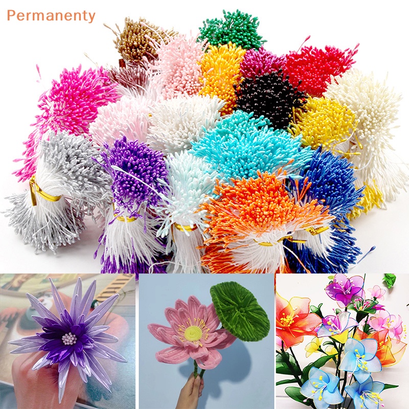 Bộ 400 Bông Hoa mini Nhân Tạo Hai Đầu Dùng Trang Trí Tiệc Cưới diy