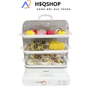 Nồi hấp đa năng Uringo dung tích 18L với 3 tầng hấp cao cấp