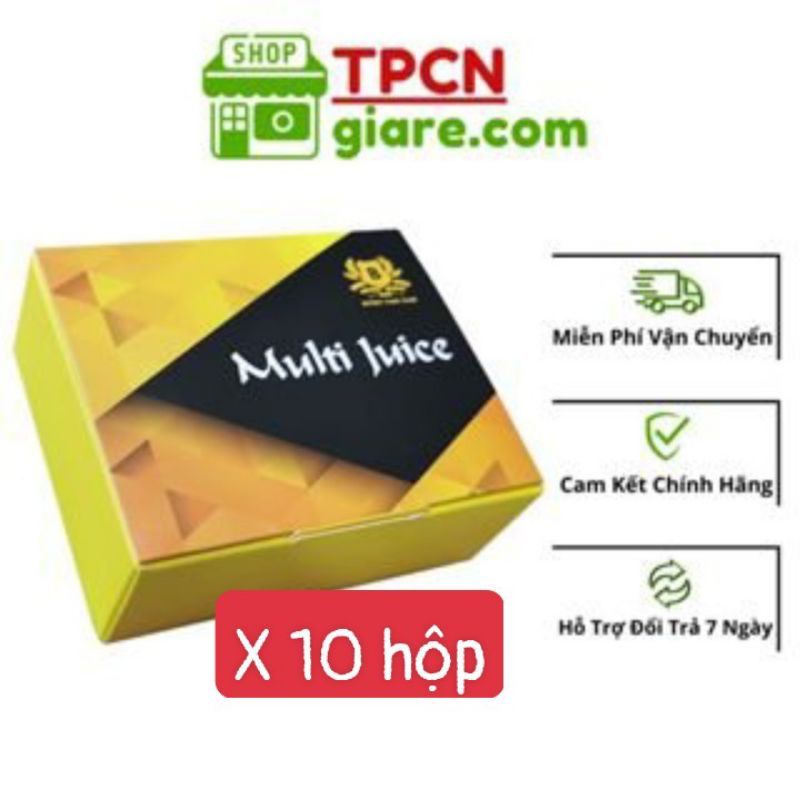 |hàng chính hãng|Combo 10 Hộp Trà Multi Juice(vị cũ) Của Malaysia Cân Bằng Chức Năng Sinh Lý Nam Nữ,1 hộp 10 gói