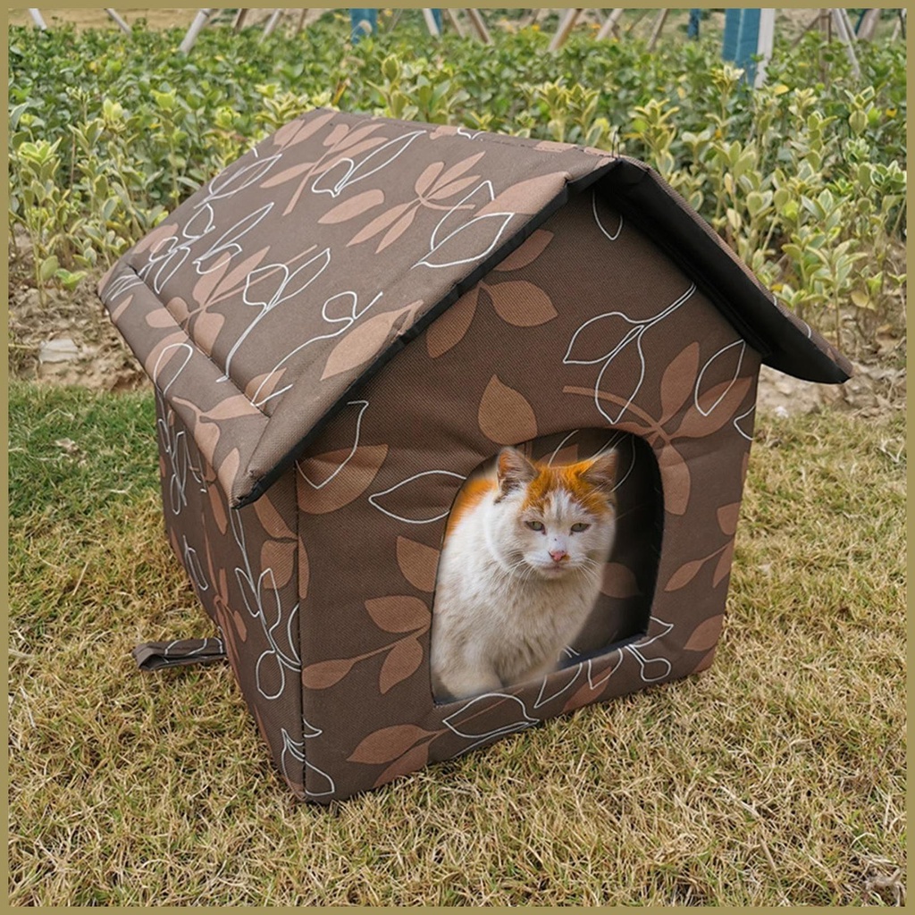 Nhà Cho Mèo Cưng Chống Thấm Nước Cách Nhiệt Phù Hợp Cho Mùa Đông paca3vn