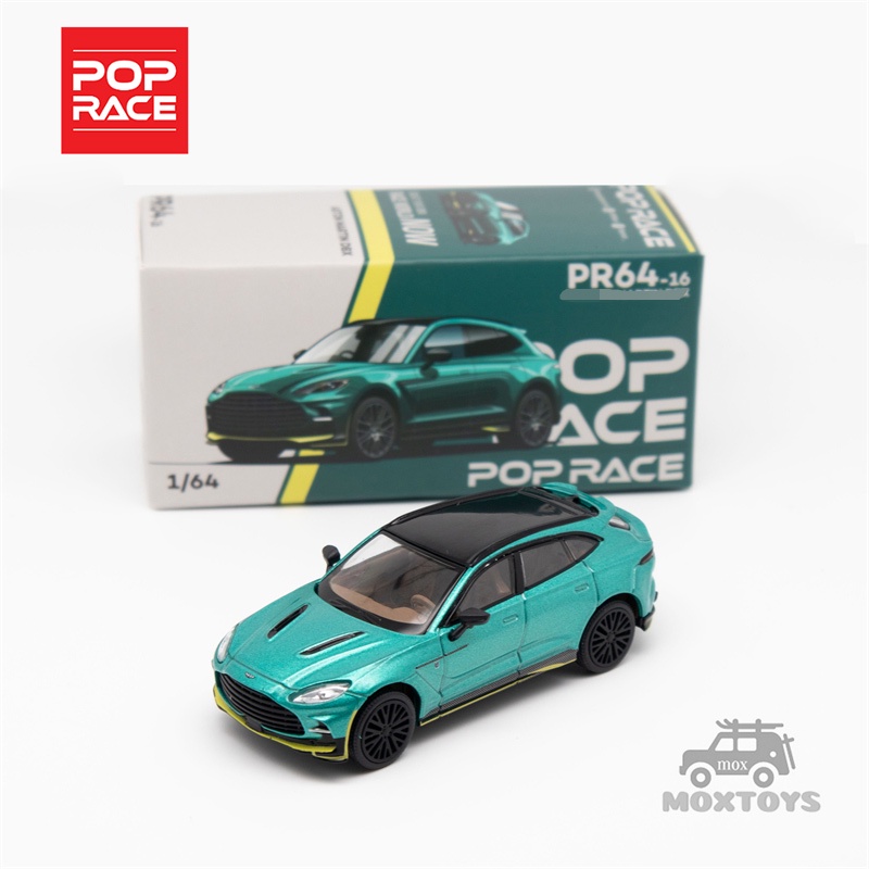 Mô Hình Xe Hơi poprace poprace 1: 64 aston martin dbx racing green