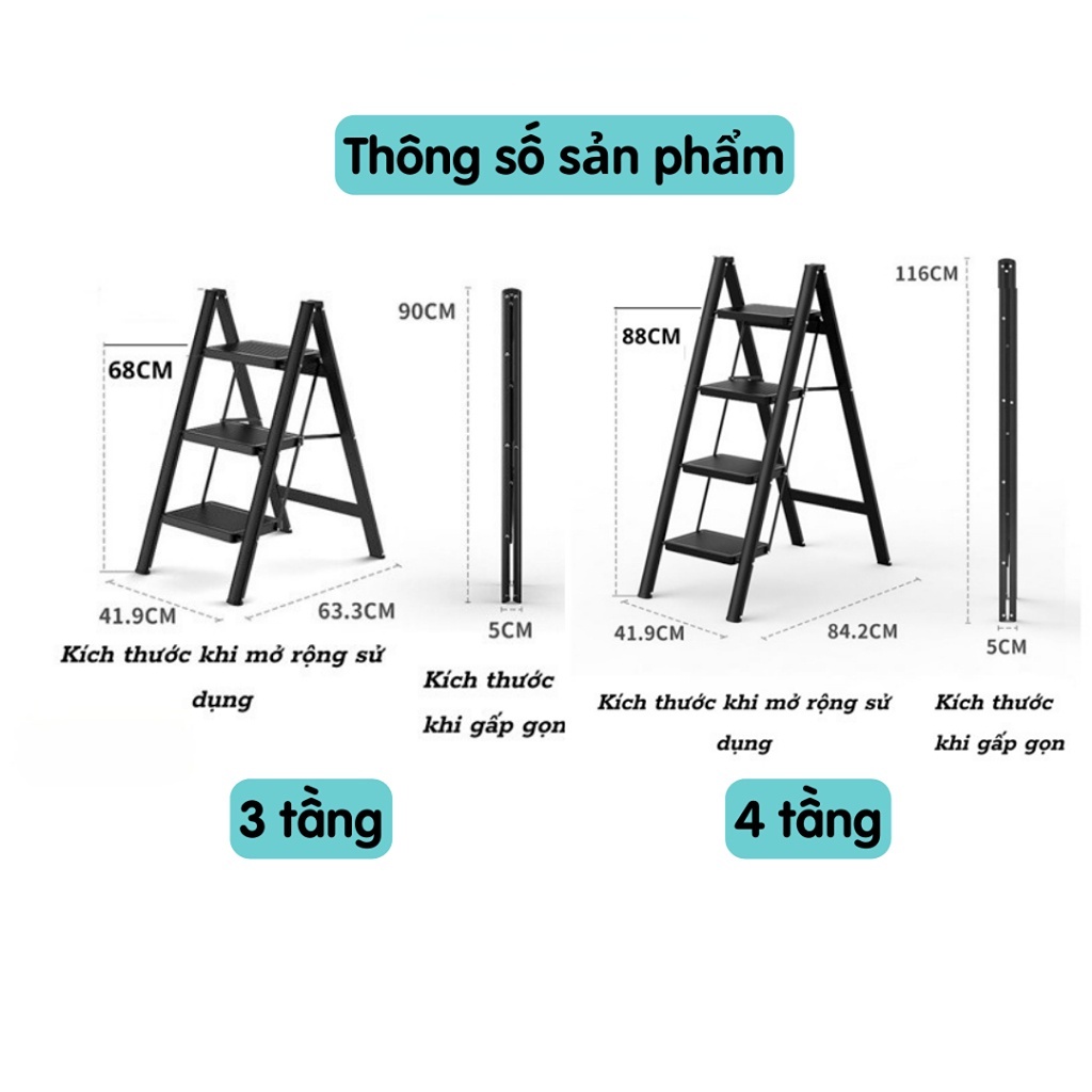 Thang Gấp Đa Năng Di Chuyển Được Cho Hộ Gia Đình