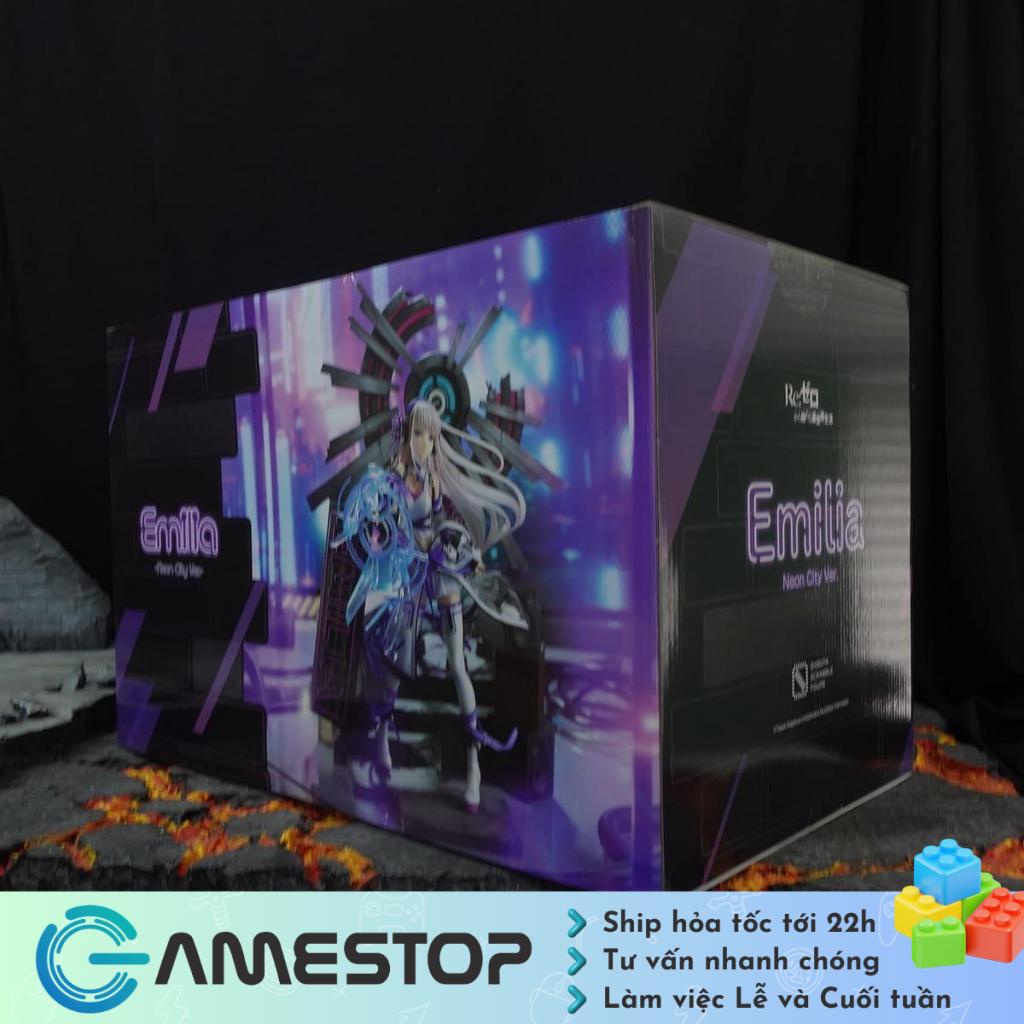 Mô hình Alpha Satellite Shibuya Scramble nhân vật Emilia Neon City Ver dòng Re Zero 1/7 scale figure nguồn Nhật RZAS03