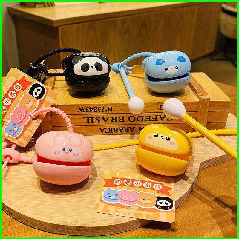 Móc Khóa Xe Hơi Hình Cá Gỗ Hoạt Hình Sáng Tạo Dễ Thương unisx