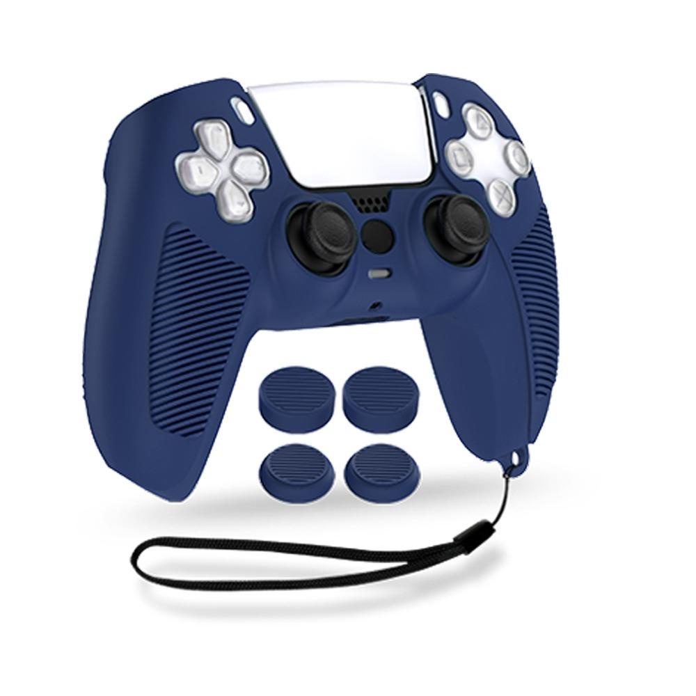 Btlimer Vỏ Bọc Silicon gel Nhiều Màu Thoải Mái Chống Rơi Cho Tay Cầm Chơi game ps5