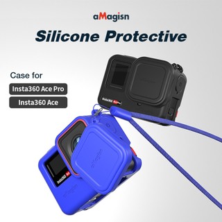 Dành cho vỏ bảo vệ silicon Insta360 Ace Pro, phụ kiện bảo vệ Camera hành động Shadow Stone Ace
