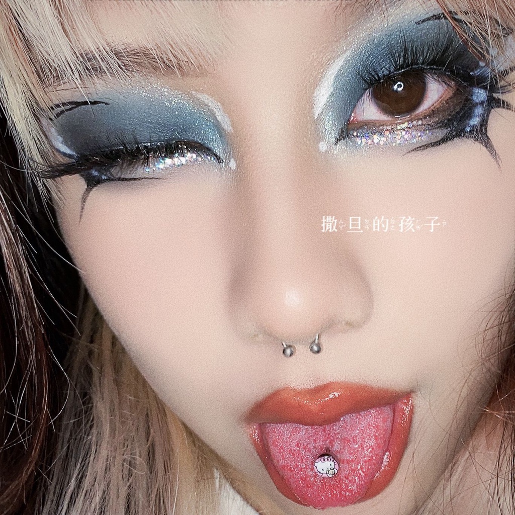 Nhẫn Đeo Mũi Hình Mèo hello kitty