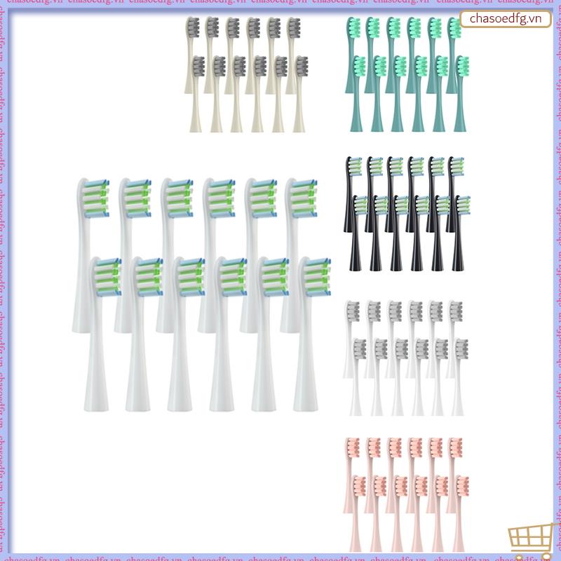 [R Q M U] 12 Đầu cọ thay thế cho Oclean X PRO / Z1 / F1 / One / Air 2 / SE Đầu phun làm sạch sâu DuP