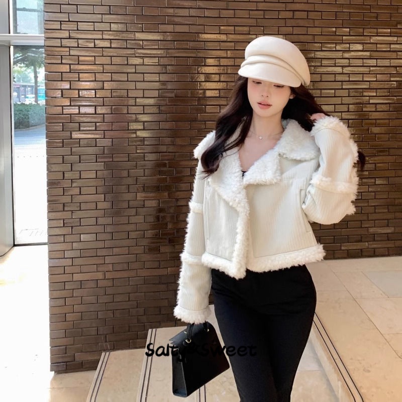 Salty&Sweet store áo khoác dù áo khoác bomber Sôi động Chất lượng cao Phong cách casual WJK23C02PC 49Z231205