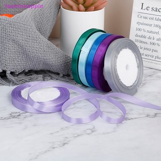 Thời trang cuộn dây ruy băng lụa sa dày 22m 10mm trang trí tiệc cưới