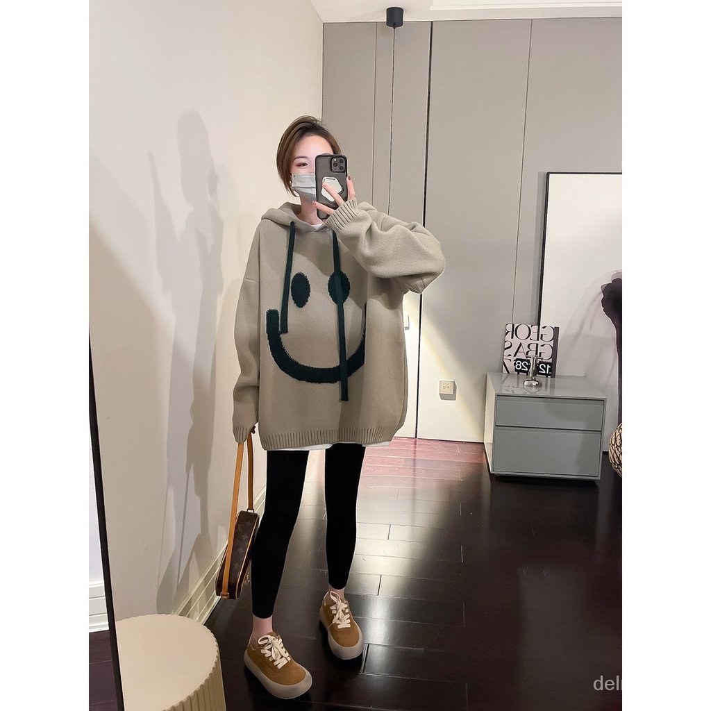 Áo Hoodie Dáng Rộng Phong Cách Châu Âu Thời Trang Mùa Thu Hàng Mới Dành Cho Bạn Nữ