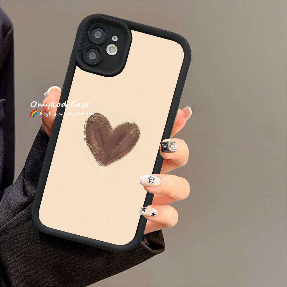 Compatible Ốp Điện Thoại Mềm In Hình Trái Tim Cho samsung a14 a13 a12 a03 a04 a04e a53 a52 a51 a54 a34 a50 a50s a30 a21s