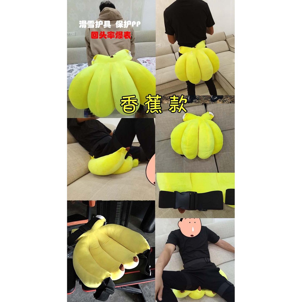 Đệm Bảo Vệ Đầu Gối Chống Sốc Hình Búp Bê Hoạt Hình Vui Nhộn Sáng Tạo