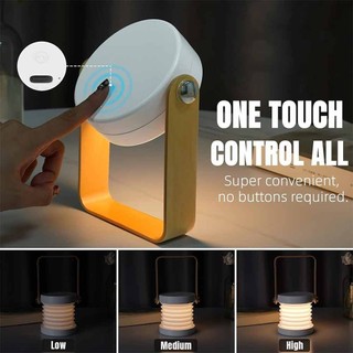 Led Folding Table Desk Lamp USB Rechargeable Telescopic Lantern Night Light