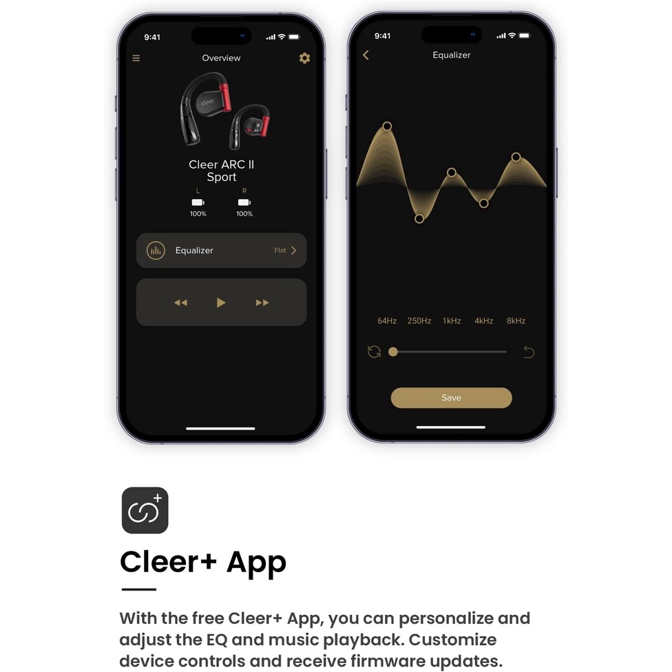 Cleer Tai Nghe Thể Thao bluetooth Không Dây Thông Minh arc ii