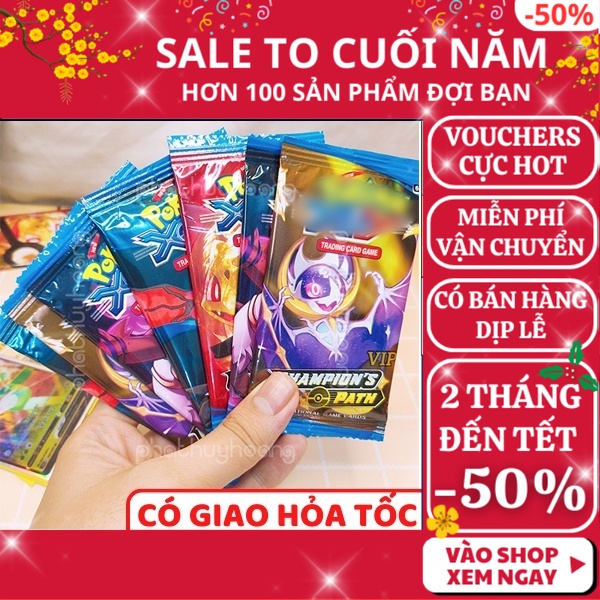 Set 10 bịch thẻ bài Pokémon (70 thẻ) , combo 70 thẻ bài Pokemon ngẫu nhiên , bộ bài Pokemon giá rẻ - Phát Huy Hoàng