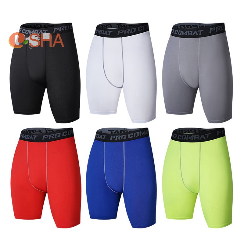 Quần legging Ngắn 3 Tấc Ôm Dáng Tập gym Chạy Bộ Thể Thao Chạy Bộ Nhanh Khô Cho Nam