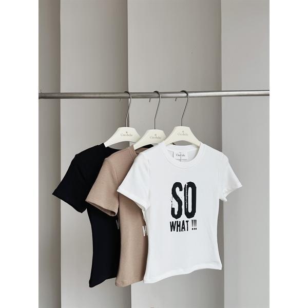 Áo thun croptop COCOBEBE SO WHAT