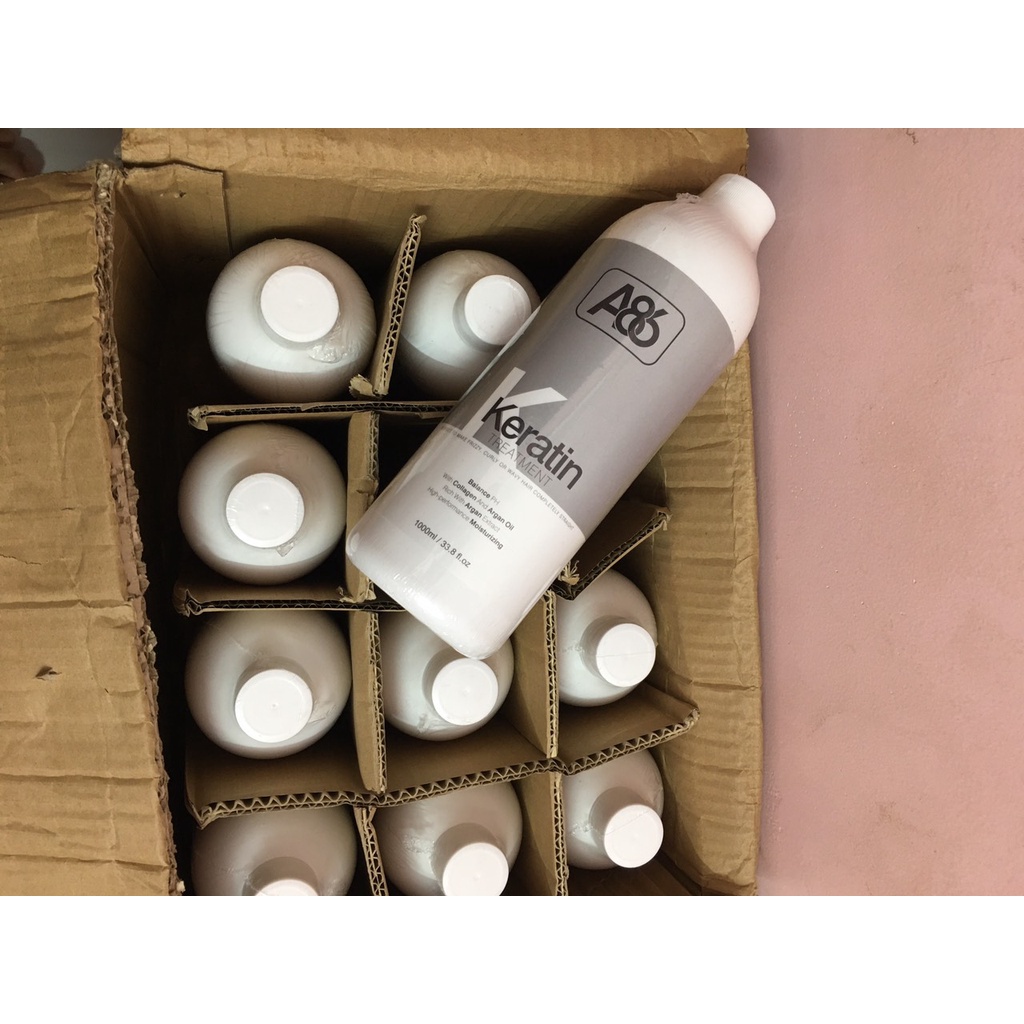 Keratin A86 Italy phục hồi tóc hư tổn, tóc nhũn chai 1000ml