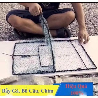 Mẹt bẫy gà, bẫy chim, thú rừng đa năng - lưới bìm bịp - hiệu quả 100%